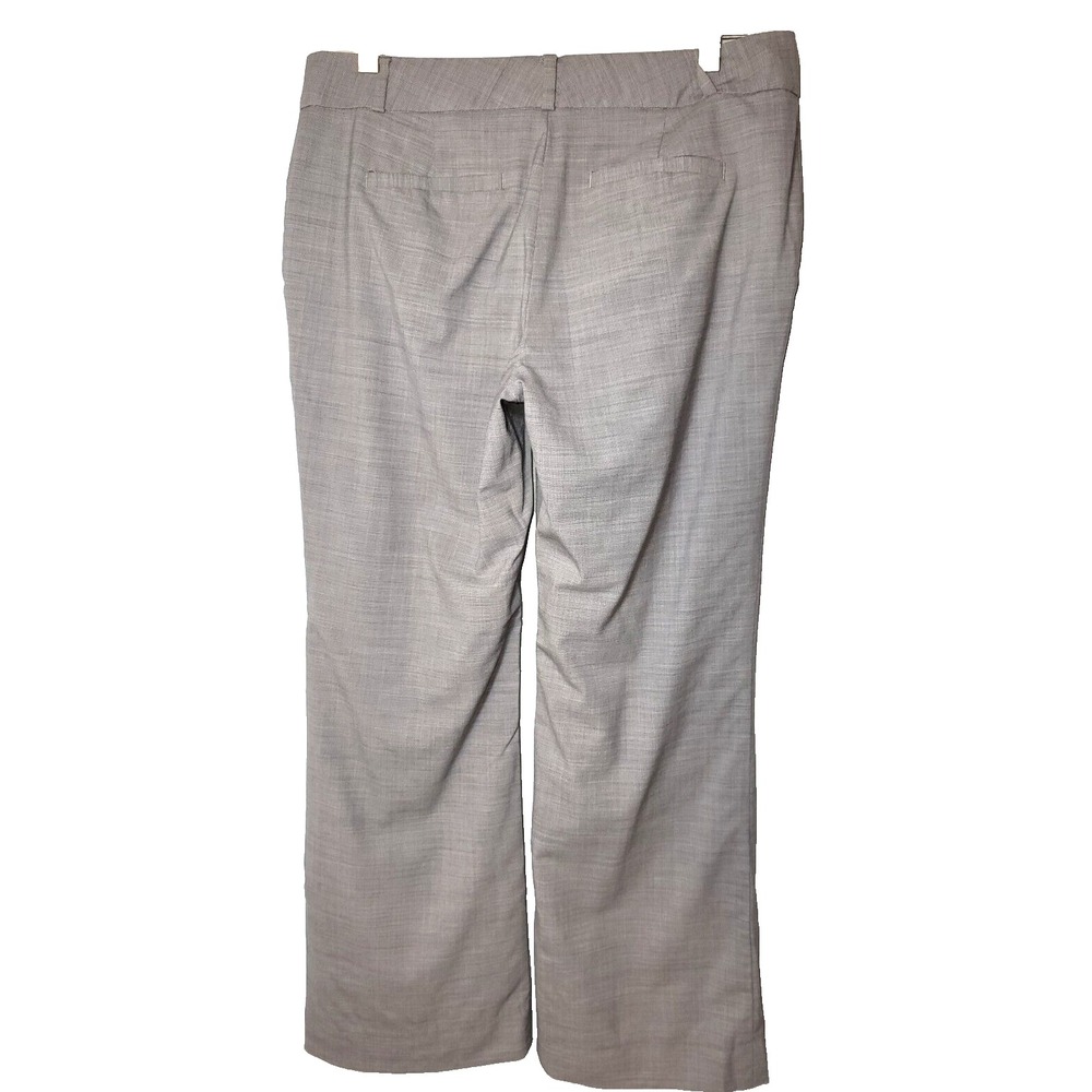 Banana Republic Gray Martin Fit Wool Lined Straight Leg Trouser Petite 8 - Picture 2 of 10